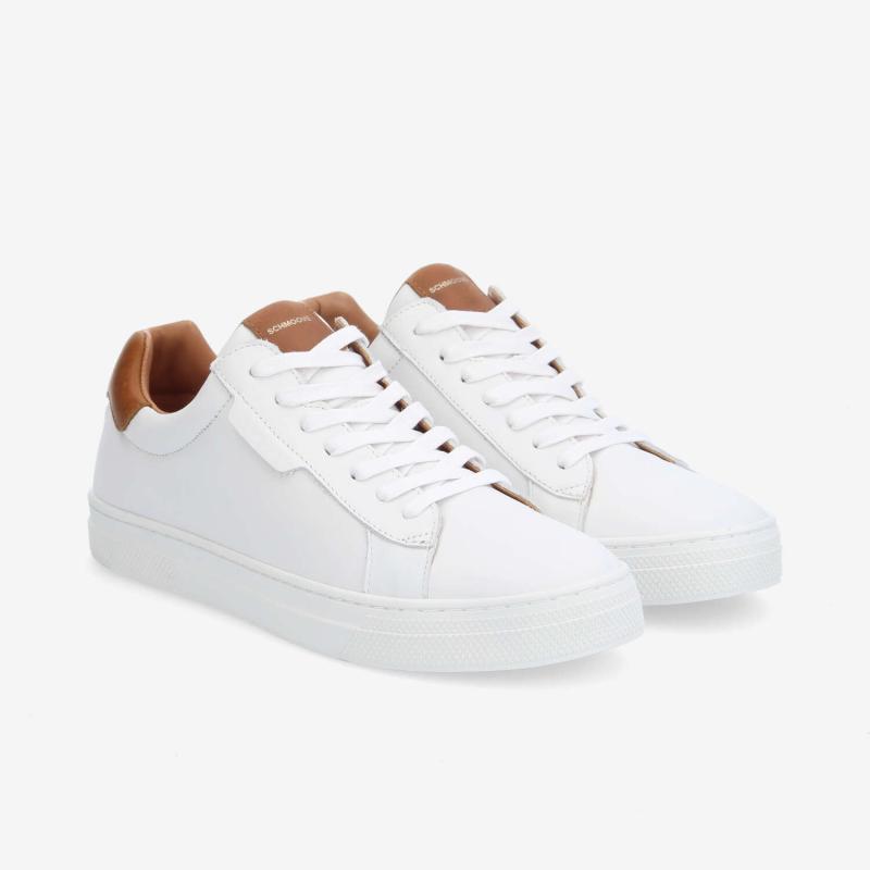 SPARKLE SNEAKER M - NAPPA/CICLON - BLANC/CAMEL